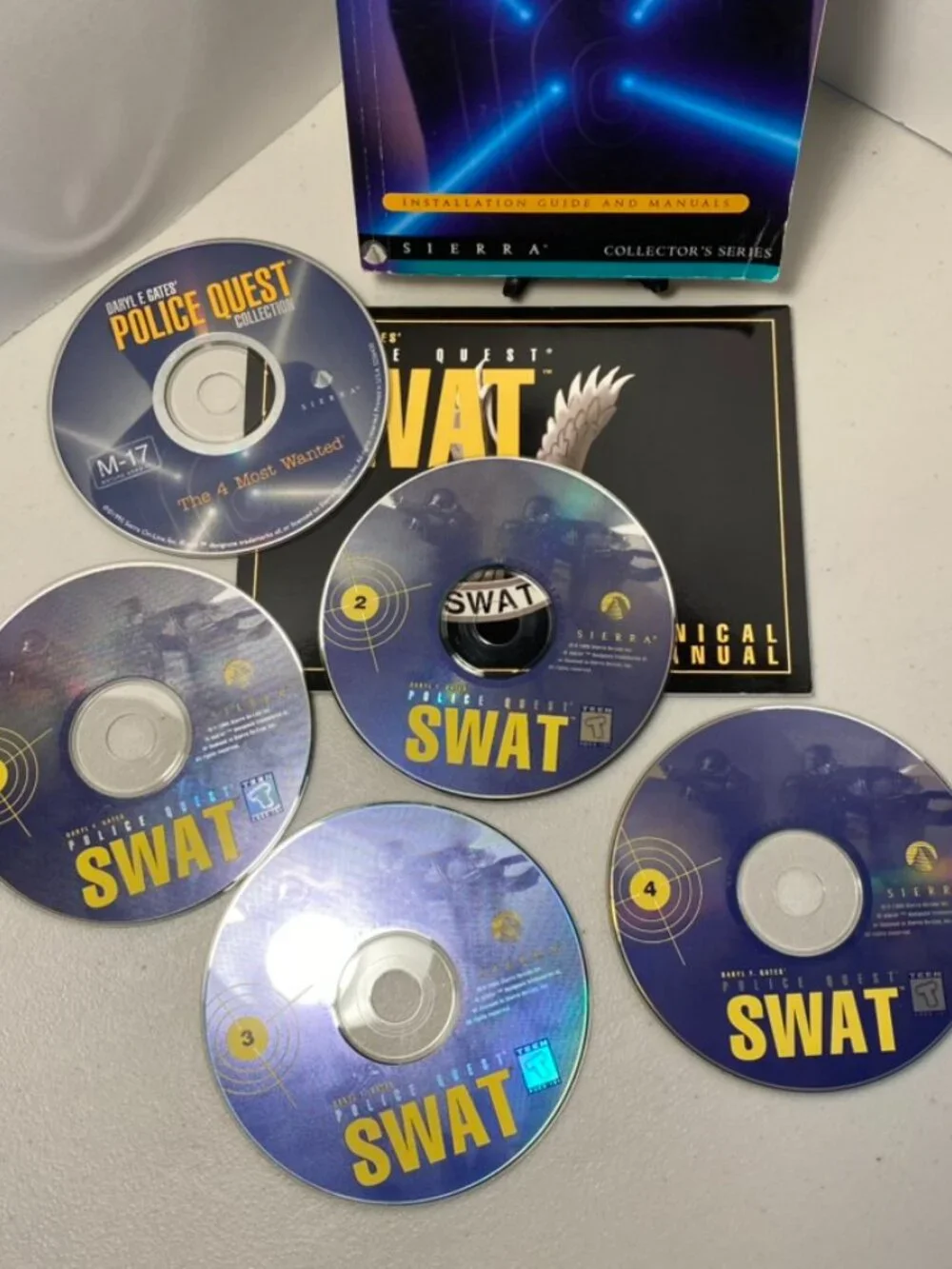 Police Quest Collection Series: The 4 Most Wanted + SWAT (PC, 1995, Sierra)